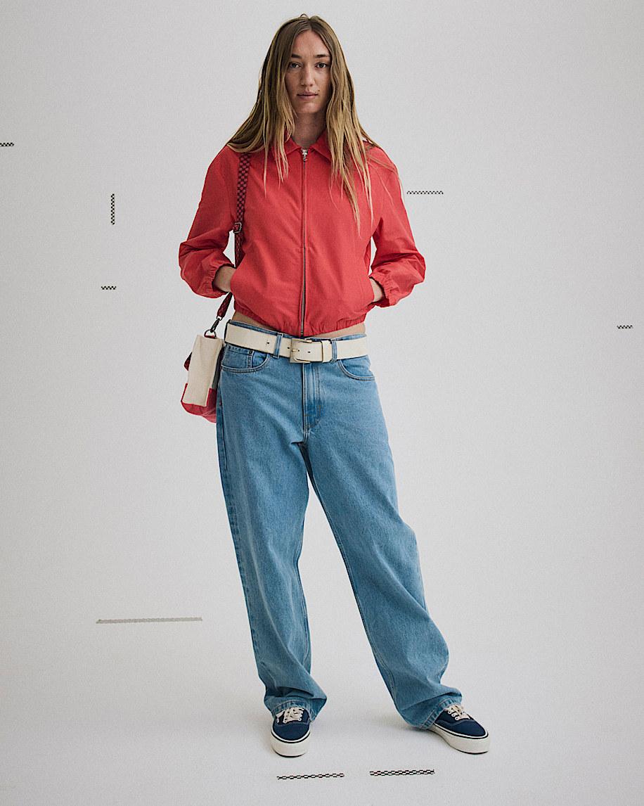 taka hayashi for vault by vans Lightweight Bomber Jacket Racing Red