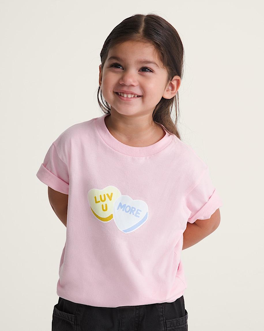 Taka Hayashi For Vault By Vans Little Kids Candy Sweetheart T-Shirt Pink