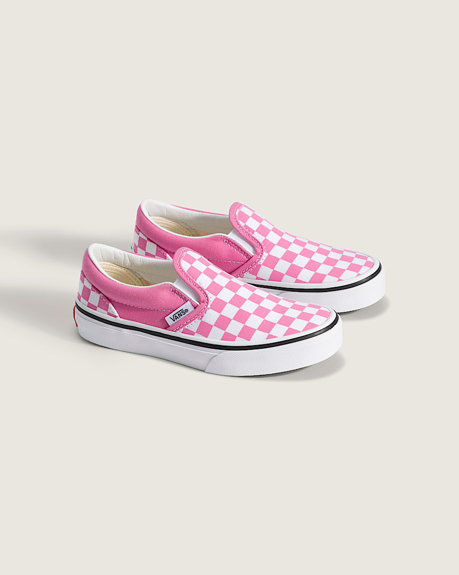 Taka Hayashi For Vault By Vans Little Kids Classic Slip-On Checkerboard Shoe Checkerboard Fizz Pink