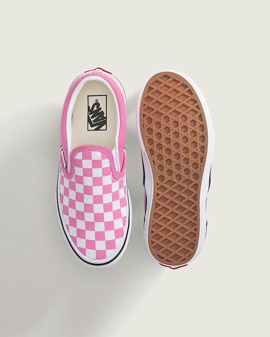 Taka Hayashi For Vault By Vans Little Kids Classic Slip-On Checkerboard Shoe Checkerboard Fizz Pink