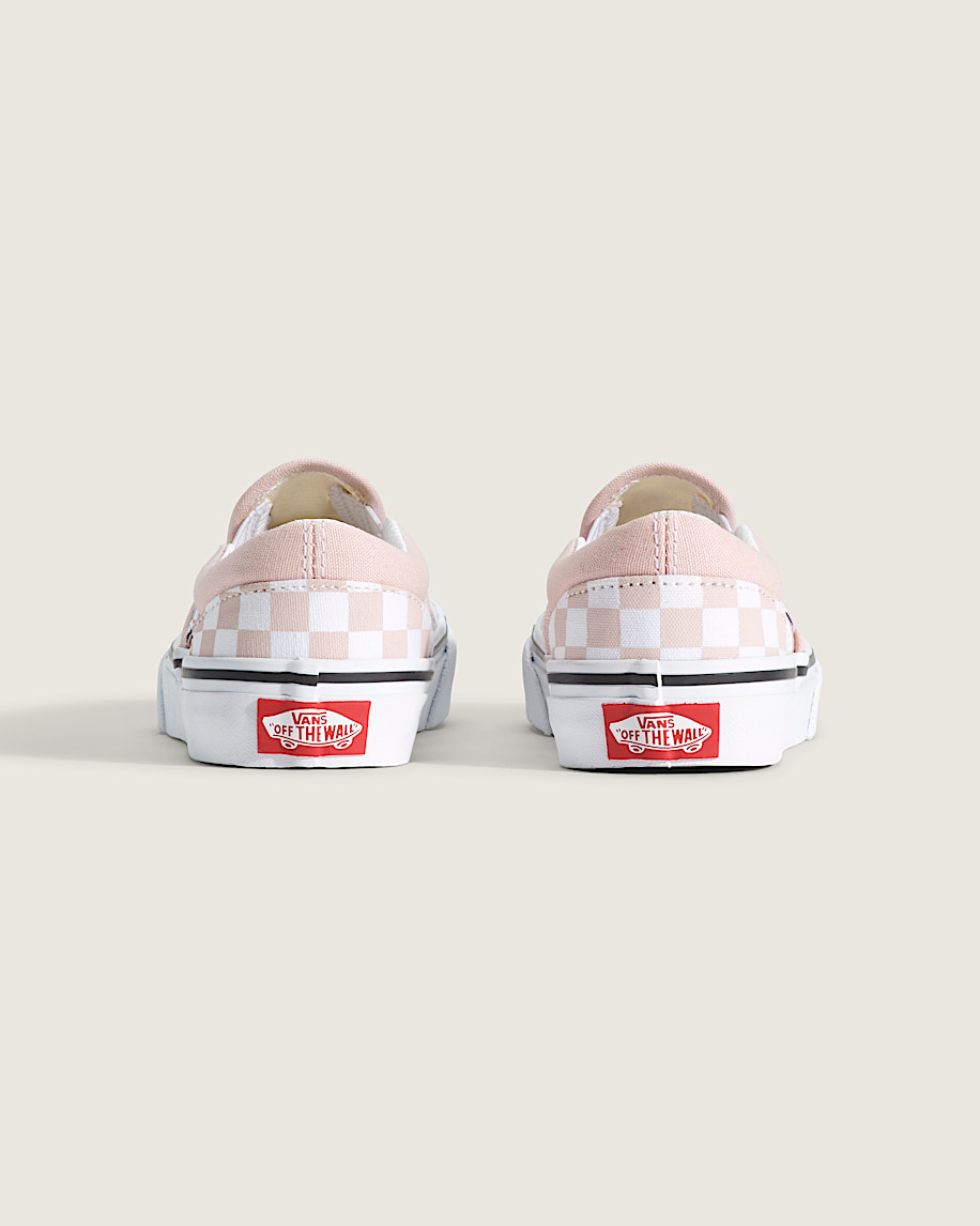 Taka Hayashi For Vault By Vans Little Kids Classic Slip-On Checkerboard Shoe Checkerboard Sepia Rose Pink