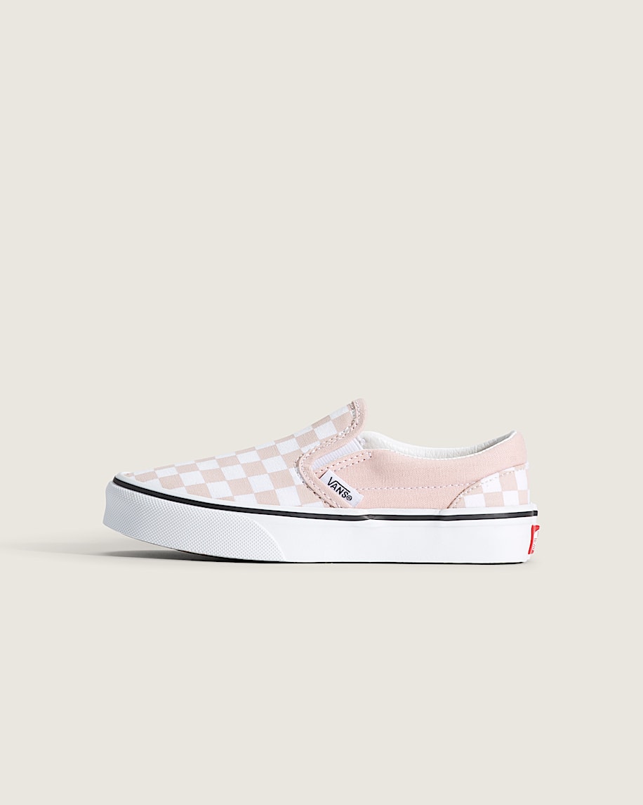 taka hayashi for vault by vans Little Kids Classic Slip-On Checkerboard Shoe Checkerboard Sepia Rose Pink