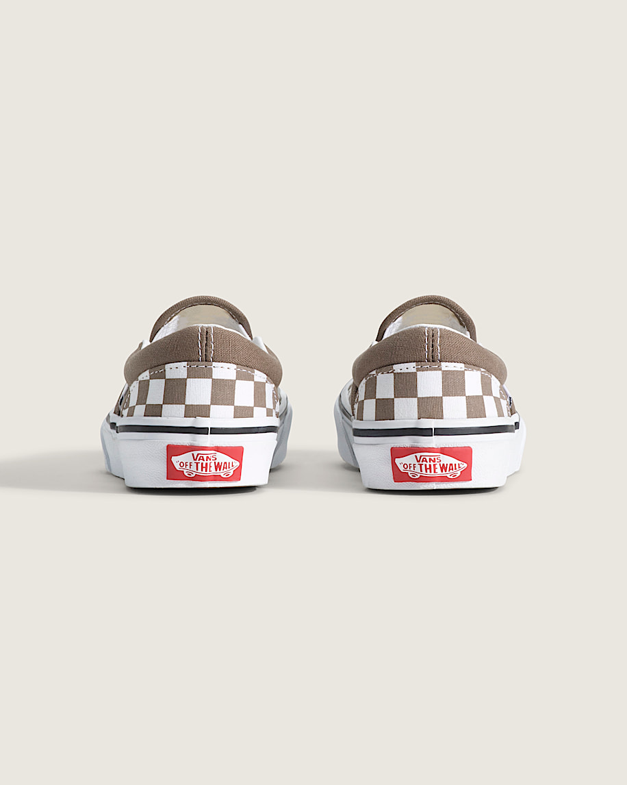 Taka Hayashi For Vault By Vans Little Kids Classic Slip-On Checkerboard Shoe Checkerboard Walnut Brown