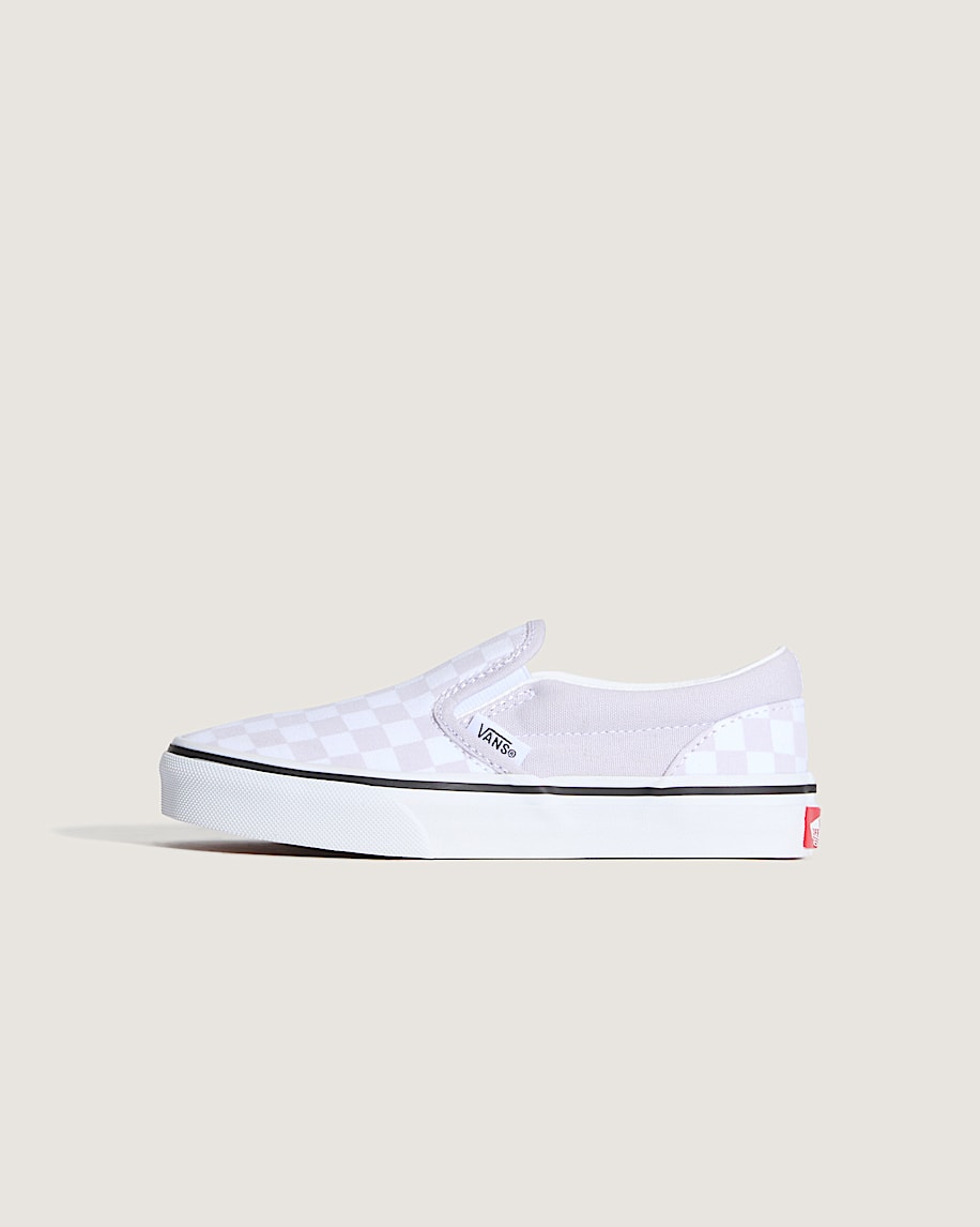 taka hayashi for vault by vans Little Kids Classic Slip-On Checkerboard Shoe Checkerboard Lilac Mist Purple