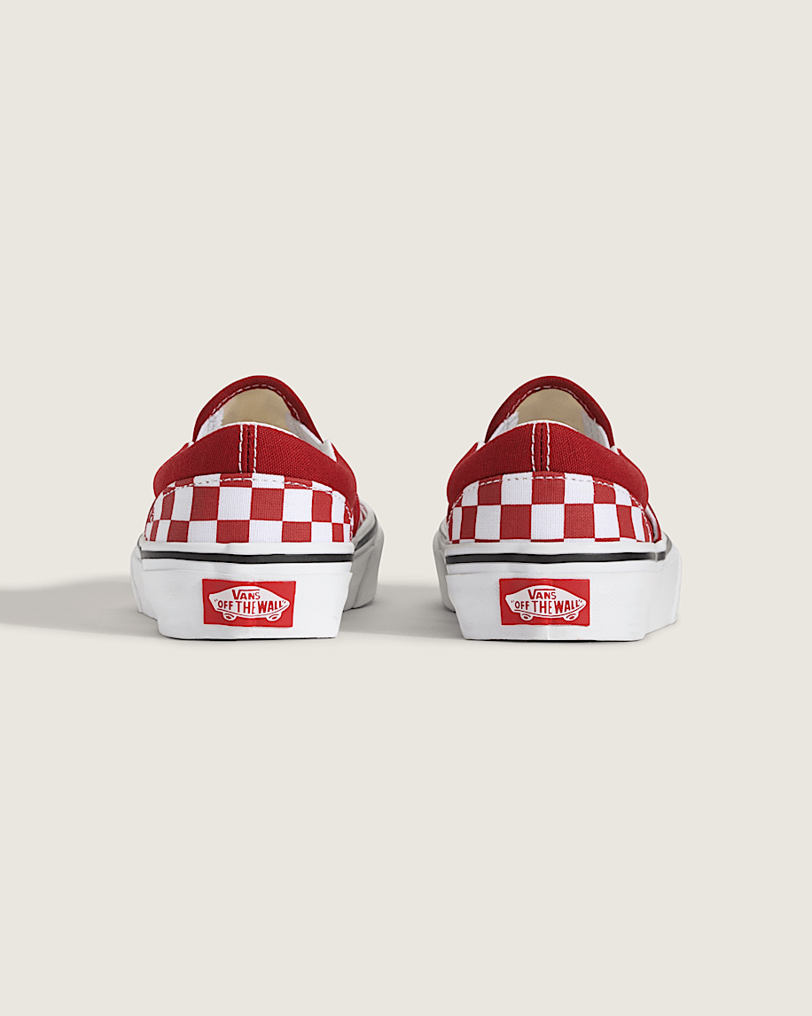 Taka Hayashi For Vault By Vans Little Kids Classic Slip-On Checkerboard Shoe Checkerboard Chili Pepper Red