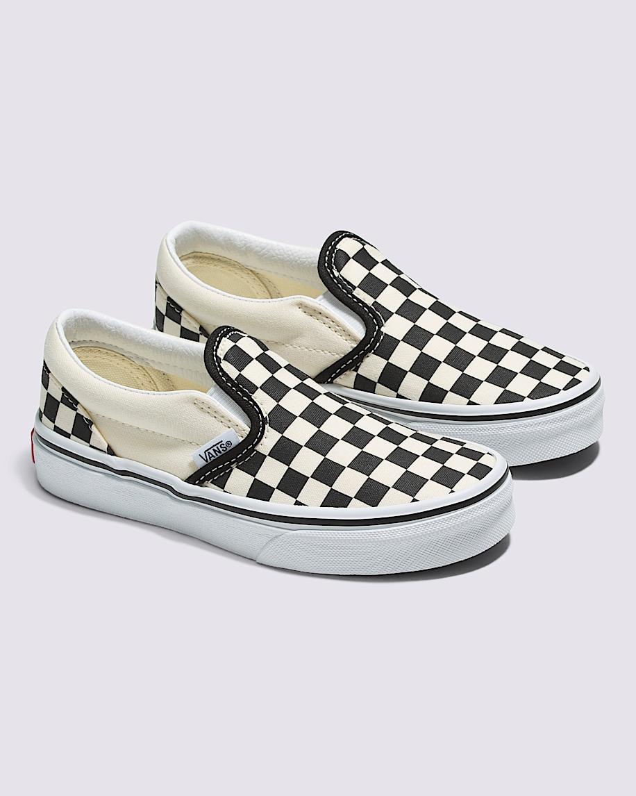 Taka Hayashi For Vault By Vans Little Kids Classic Slip-On Checkerboard Shoe Checkerboard Black White