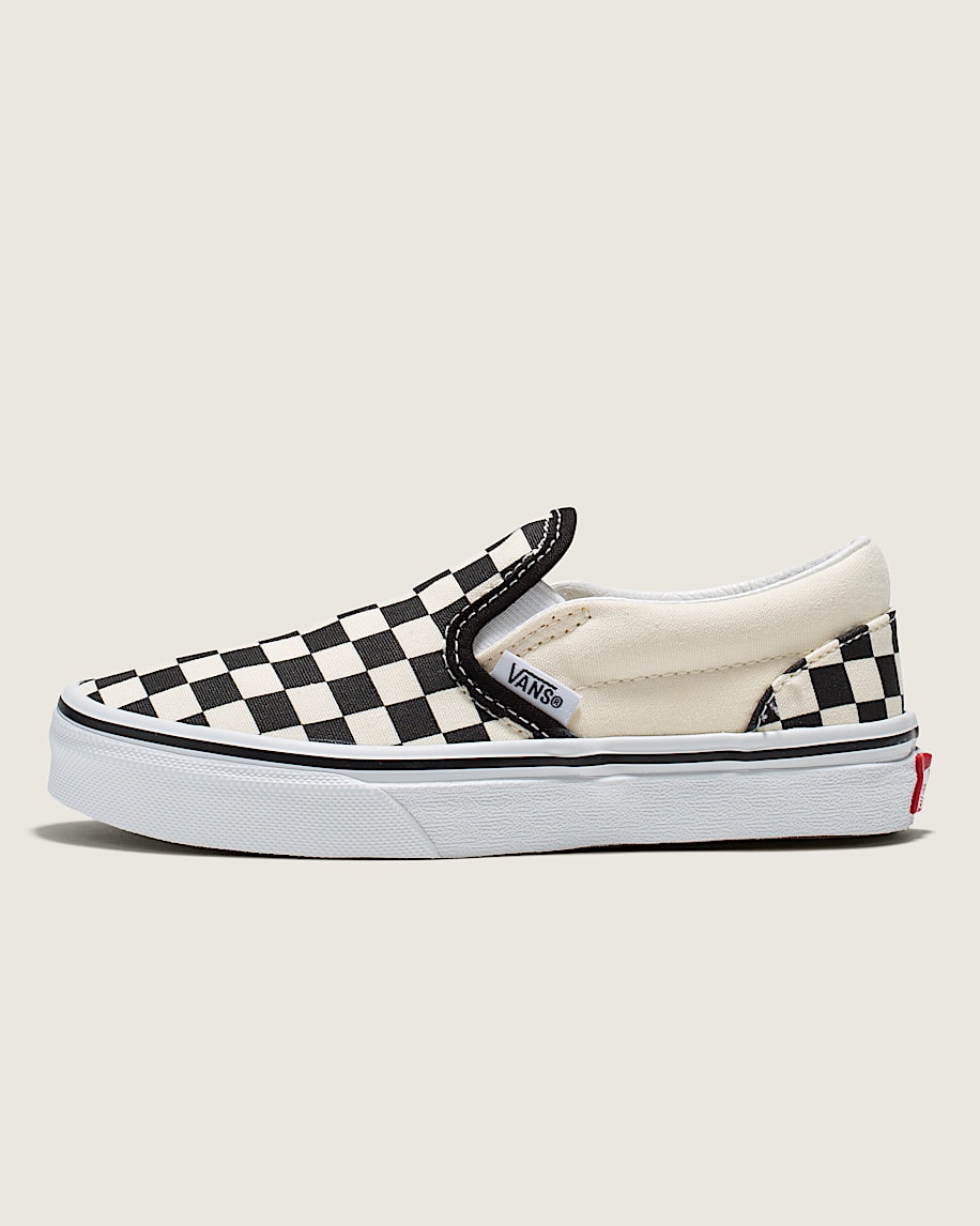 taka hayashi for vault by vans Little Kids Classic Slip-On Checkerboard Shoe Checkerboard Black White