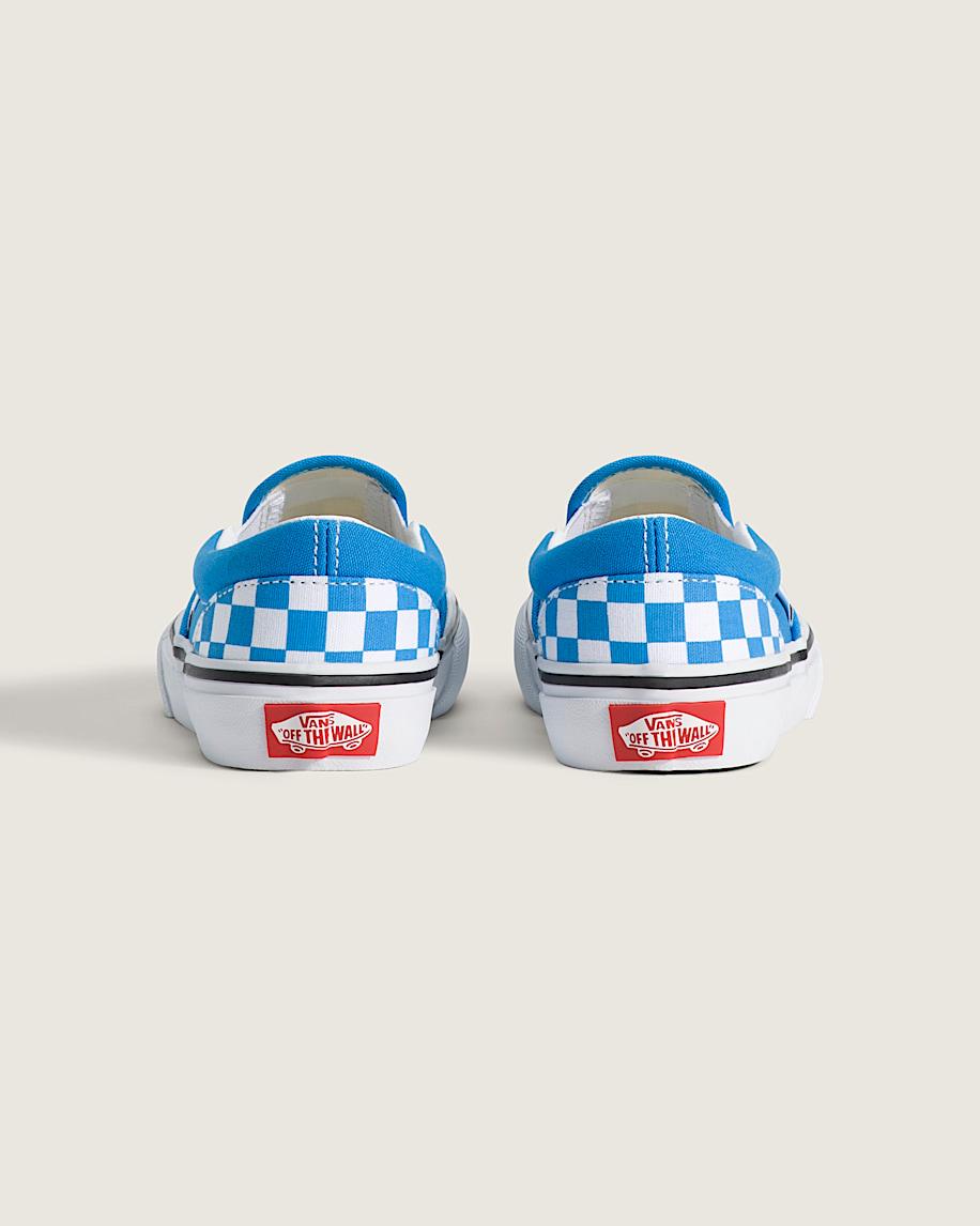 Taka Hayashi For Vault By Vans Little Kids Classic Slip-On Checkerboard Shoe Checkerboard Bright Azure Blue