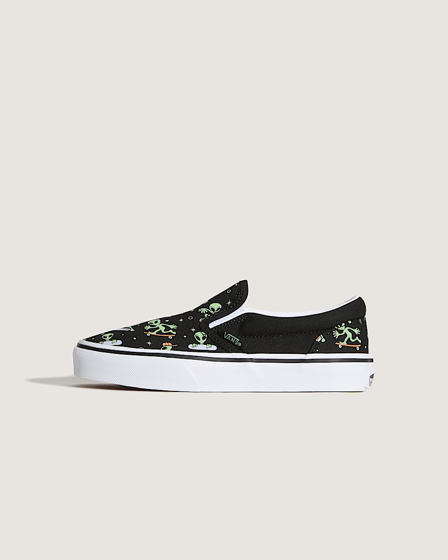 taka hayashi for vault by vans Little Kids Classic Slip-On Shoe Black Green taka hayashi for vault by vans Little Kids Classic Slip-On Shoe Black Green