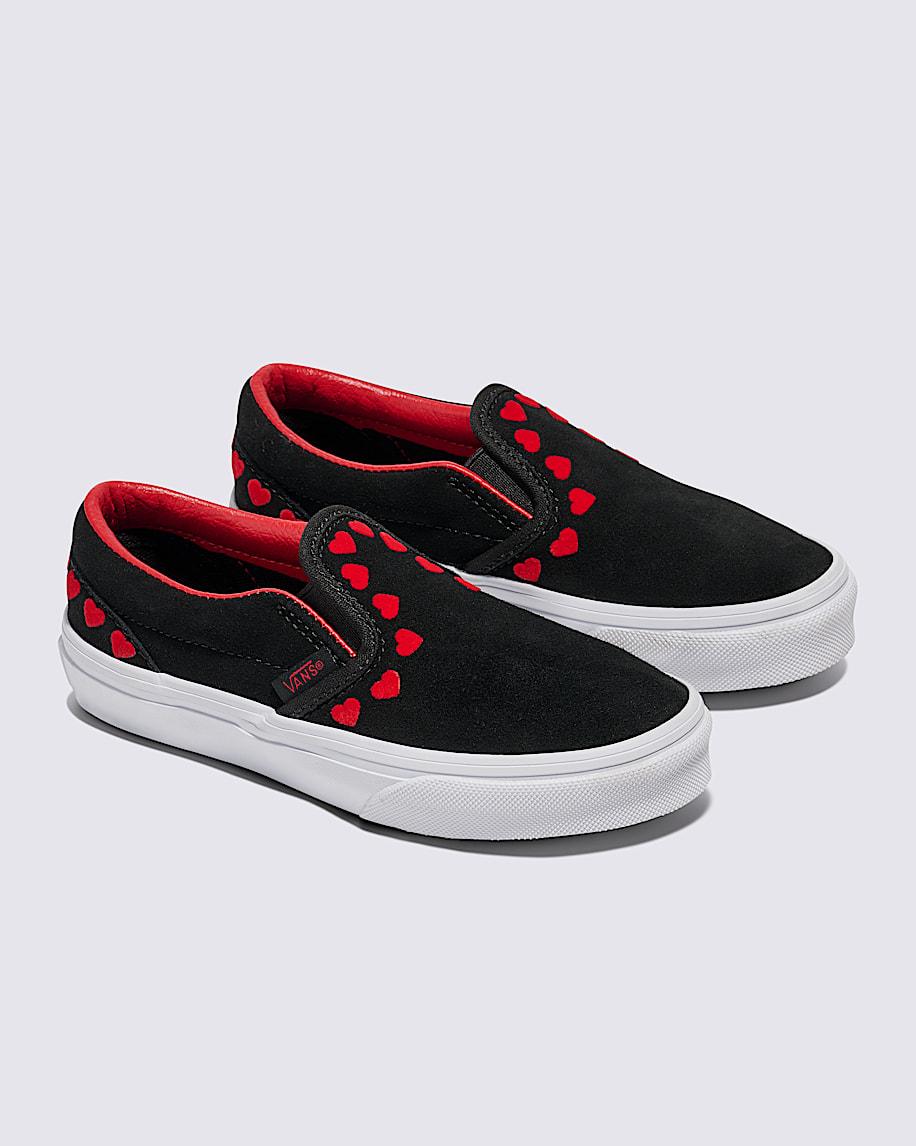 Taka Hayashi For Vault By Vans Little Kids Classic Slip-On Shoe Black Red