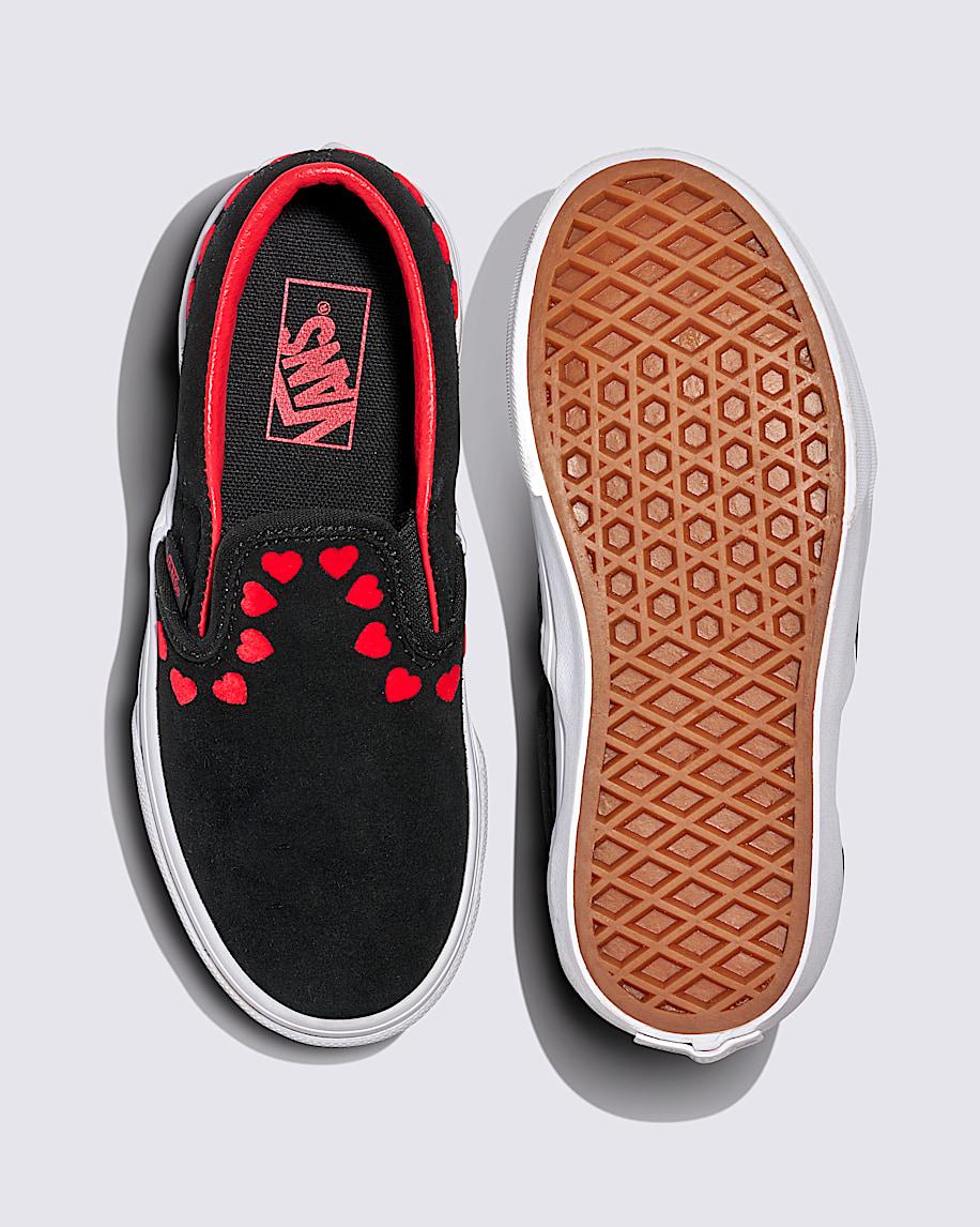 Taka Hayashi For Vault By Vans Little Kids Classic Slip-On Shoe Black Red