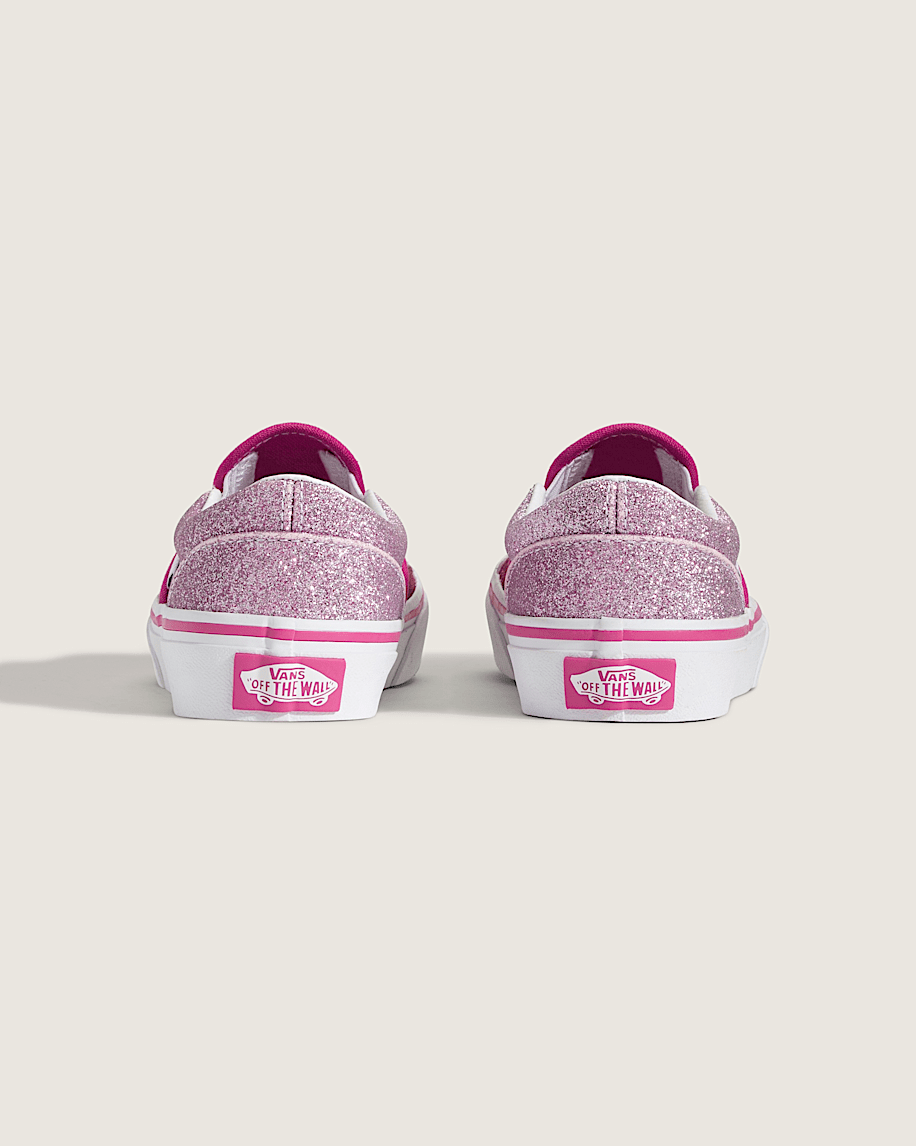 Taka Hayashi For Vault By Vans Little Kids Classic Slip-On Shoe Glitter Raspberry Rose Pink