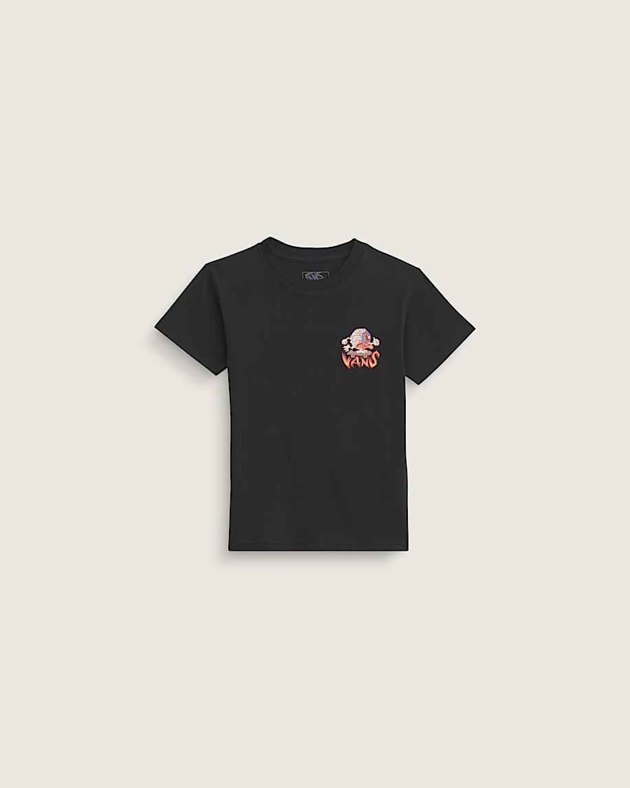 Taka Hayashi For Vault By Vans Little Kids Eye Skate T-Shirt Glow-in-the-Dark Black