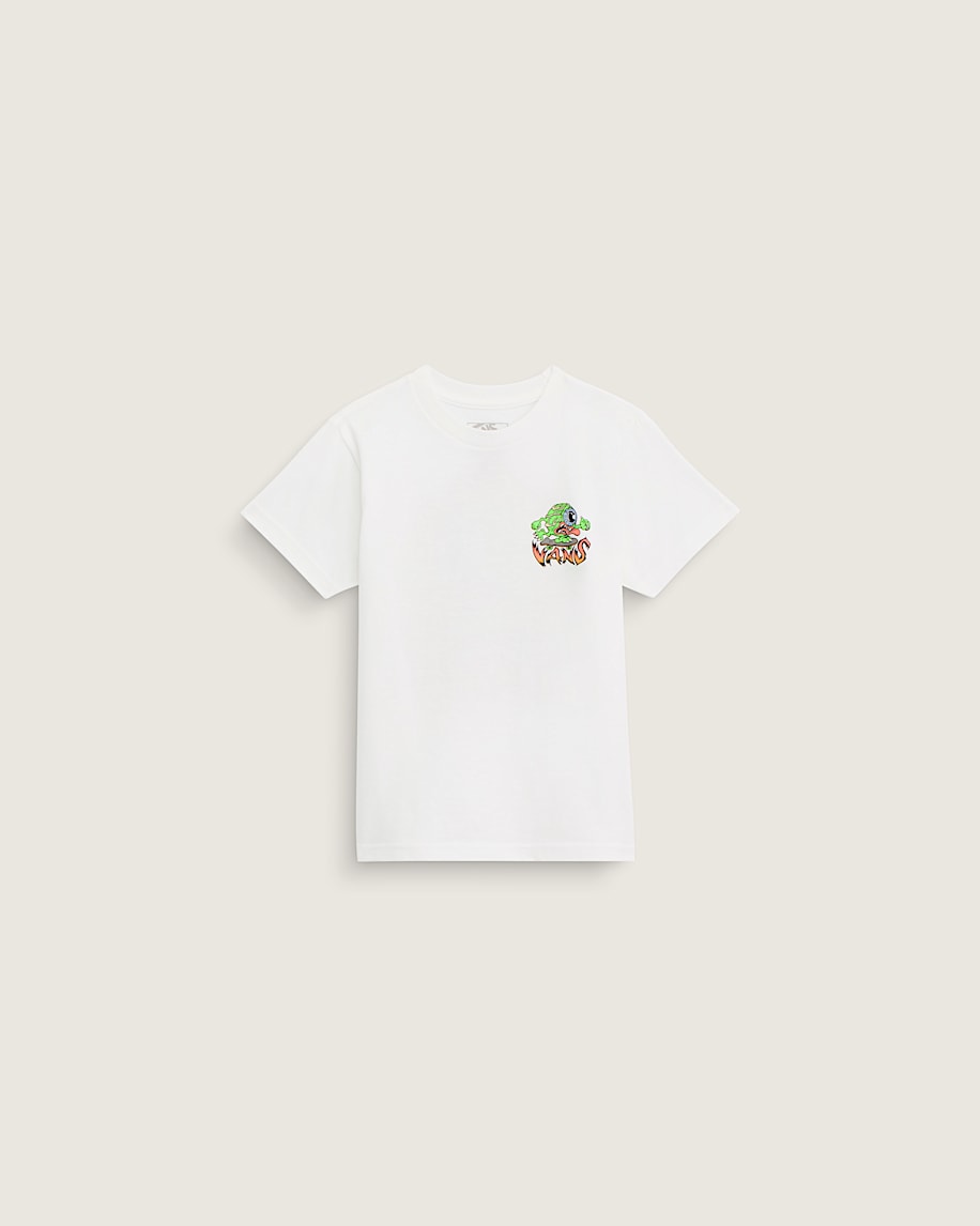 Taka Hayashi For Vault By Vans Little Kids Eye Skate T-Shirt Glow-in-the-Dark White