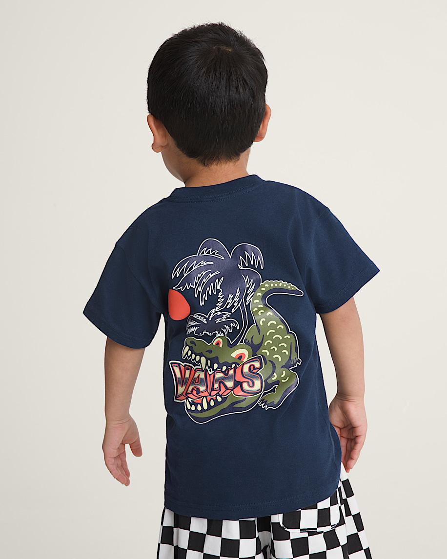 Taka Hayashi For Vault By Vans Little Kids Hangry Croc T-Shirt Dress Blues