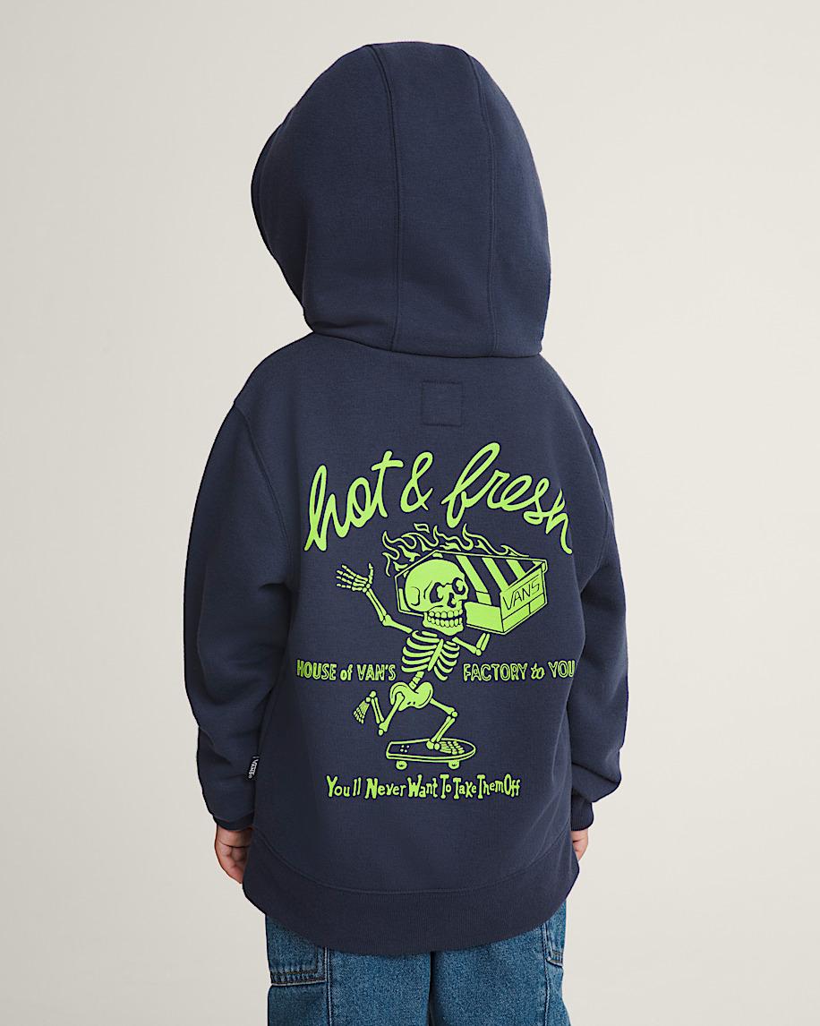 Taka Hayashi For Vault By Vans Little Kids Hot And Fresh Pullover Sweatshirt Parisian Night Blue