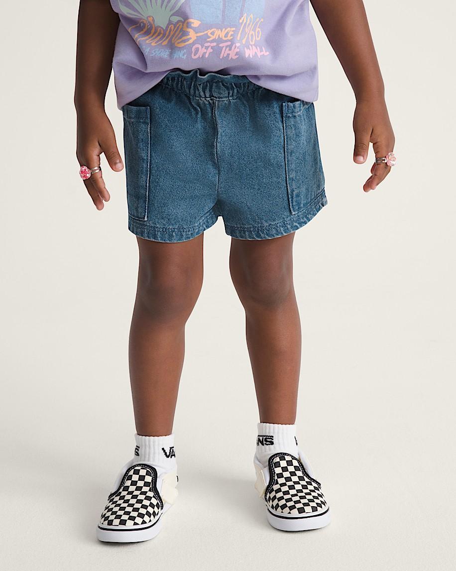 Taka Hayashi For Vault By Vans Little Kids Joy Ruffled Elastic Waist Shorts Vintage Indigo Blue