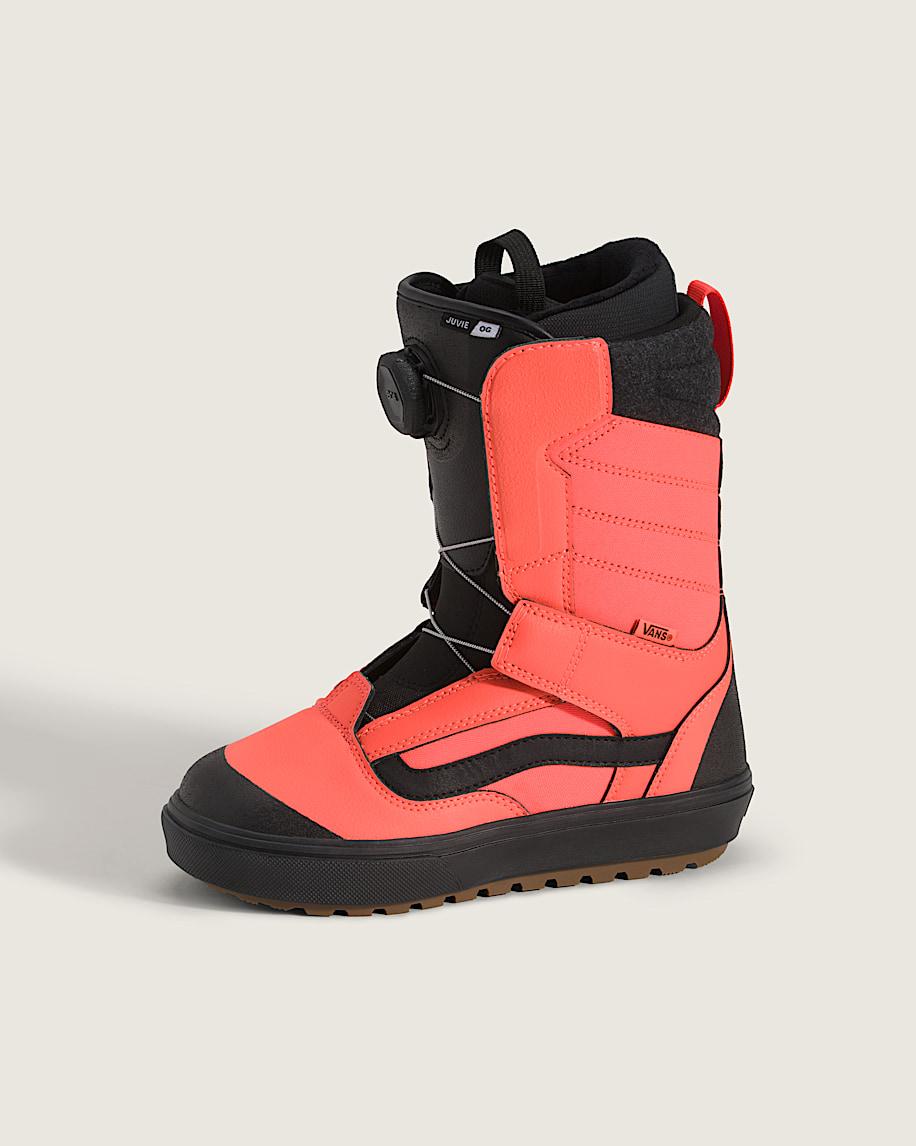 taka hayashi for vault by vans Little Kids Juvie OG Snowboard Boot Orange Black