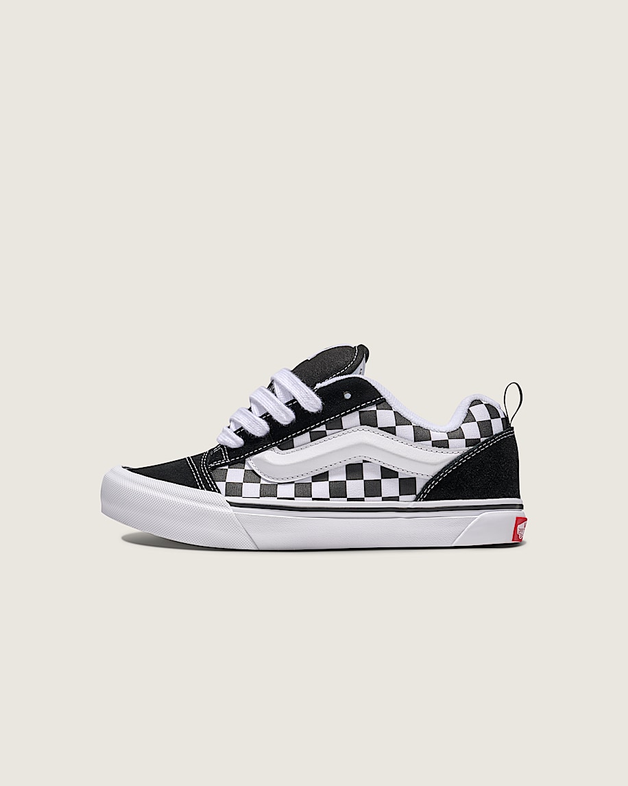 taka hayashi for vault by vans Little Kids Knu Skool Checkerboard Shoe Checkerboard Black True White