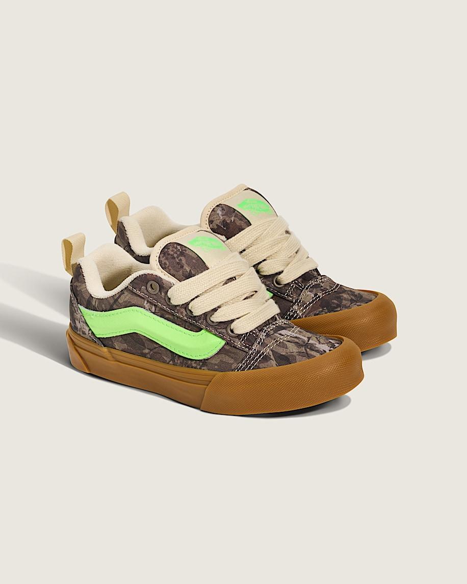 Taka Hayashi For Vault By Vans Little Kids Knu Skool Shoe Camo Gecko Green