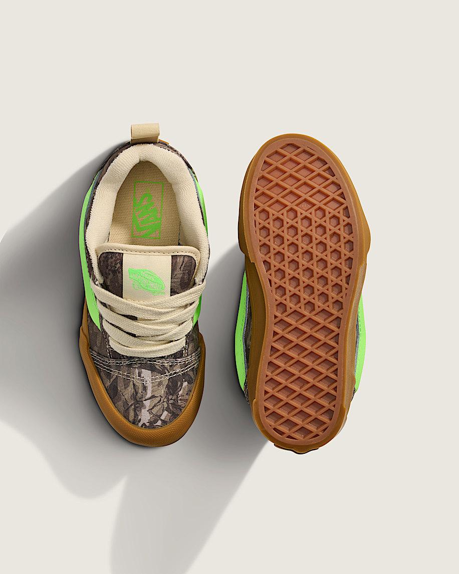 Taka Hayashi For Vault By Vans Little Kids Knu Skool Shoe Camo Gecko Green