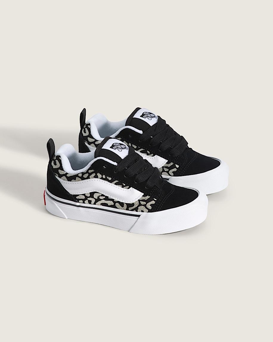 Taka Hayashi For Vault By Vans Little Kids Knu Skool Shoe Leopard Glitter Black