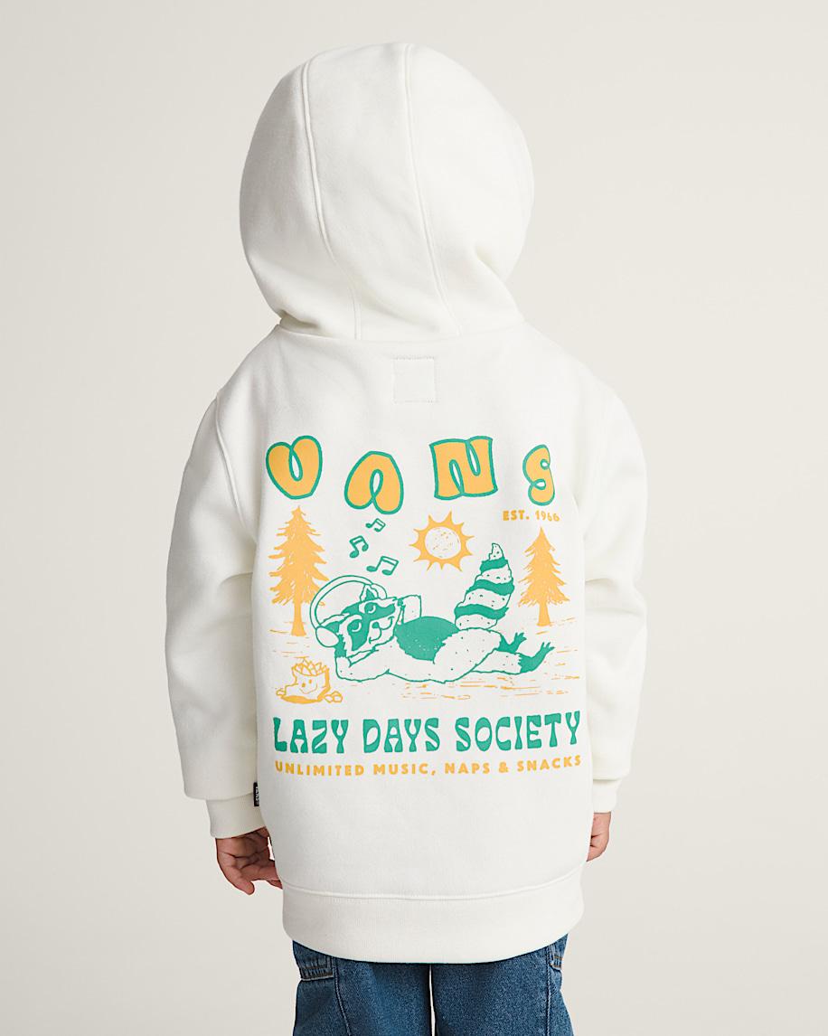 Taka Hayashi For Vault By Vans Little Kids Lazy Daze Pullover Sweatshirt Marshmallow White