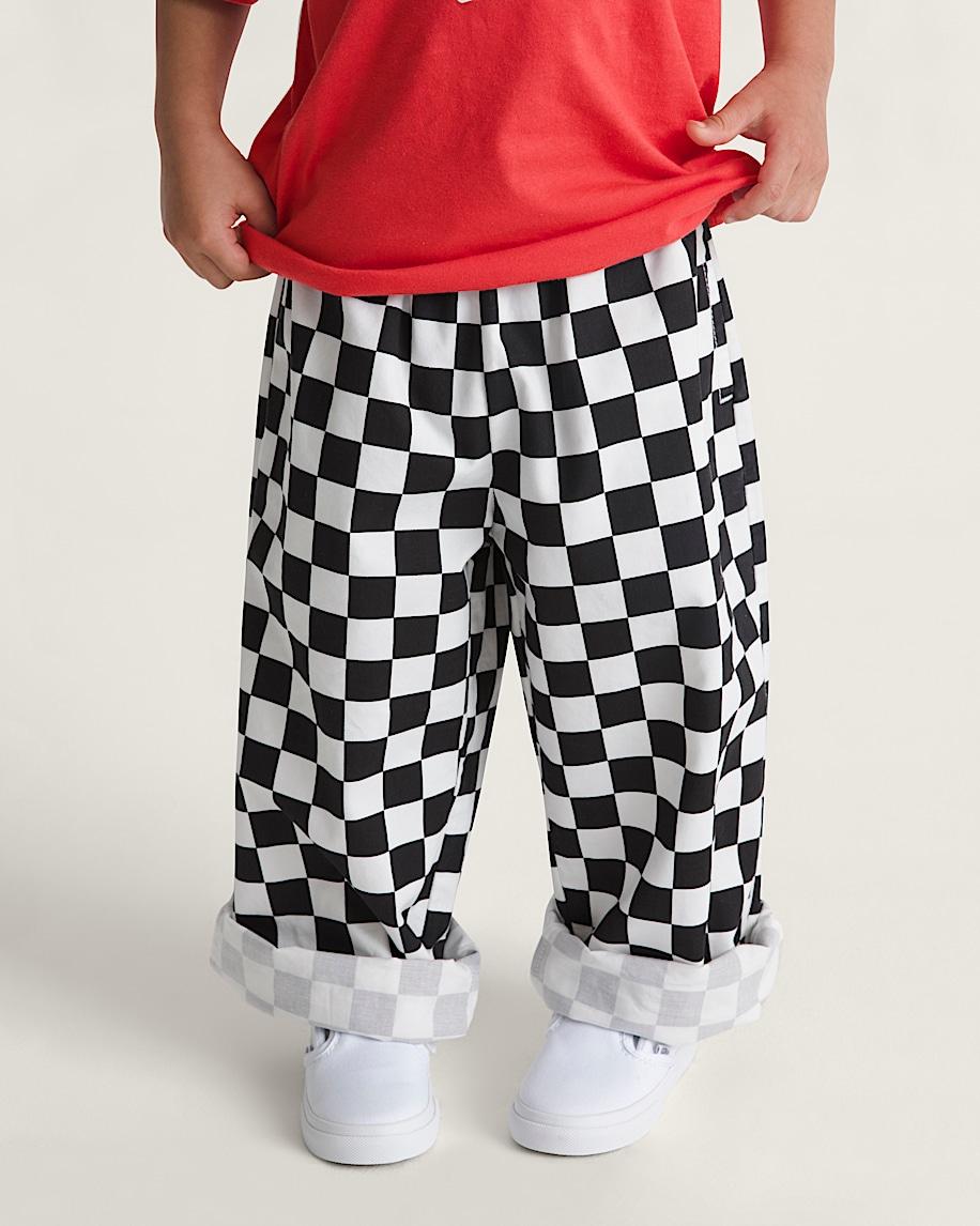 Taka Hayashi For Vault By Vans Little Kids Liam Elastic Waist Pants Black White