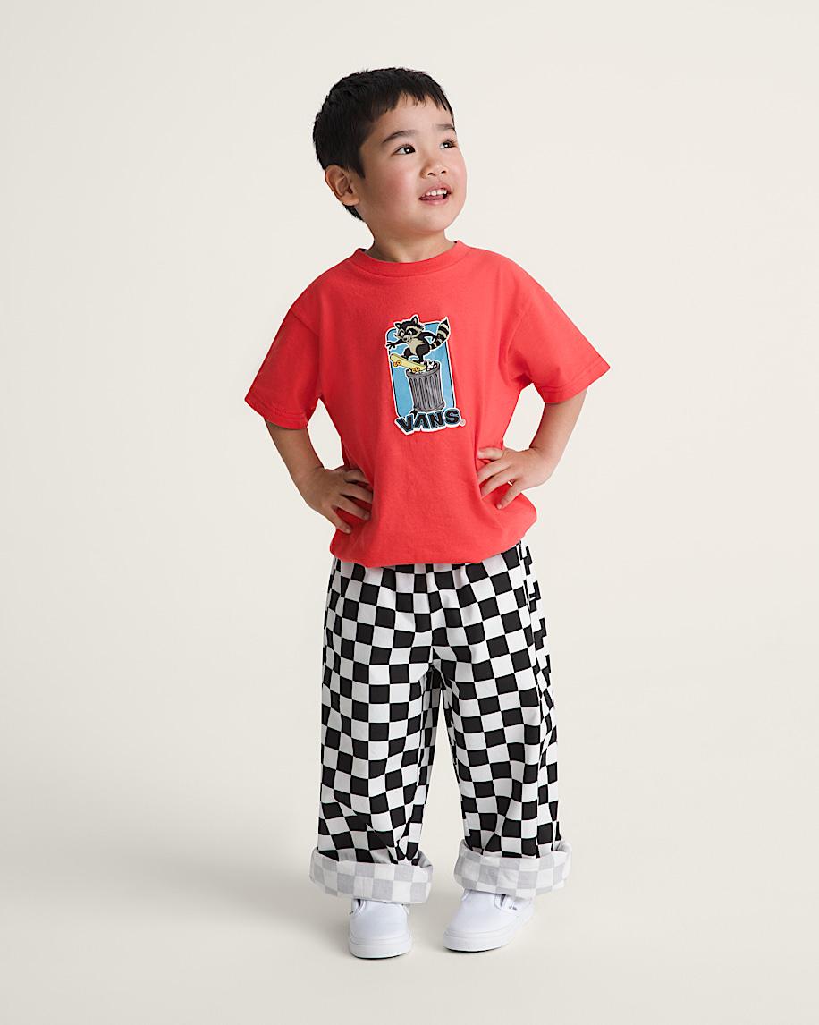Taka Hayashi For Vault By Vans Little Kids Liam Elastic Waist Pants Black White