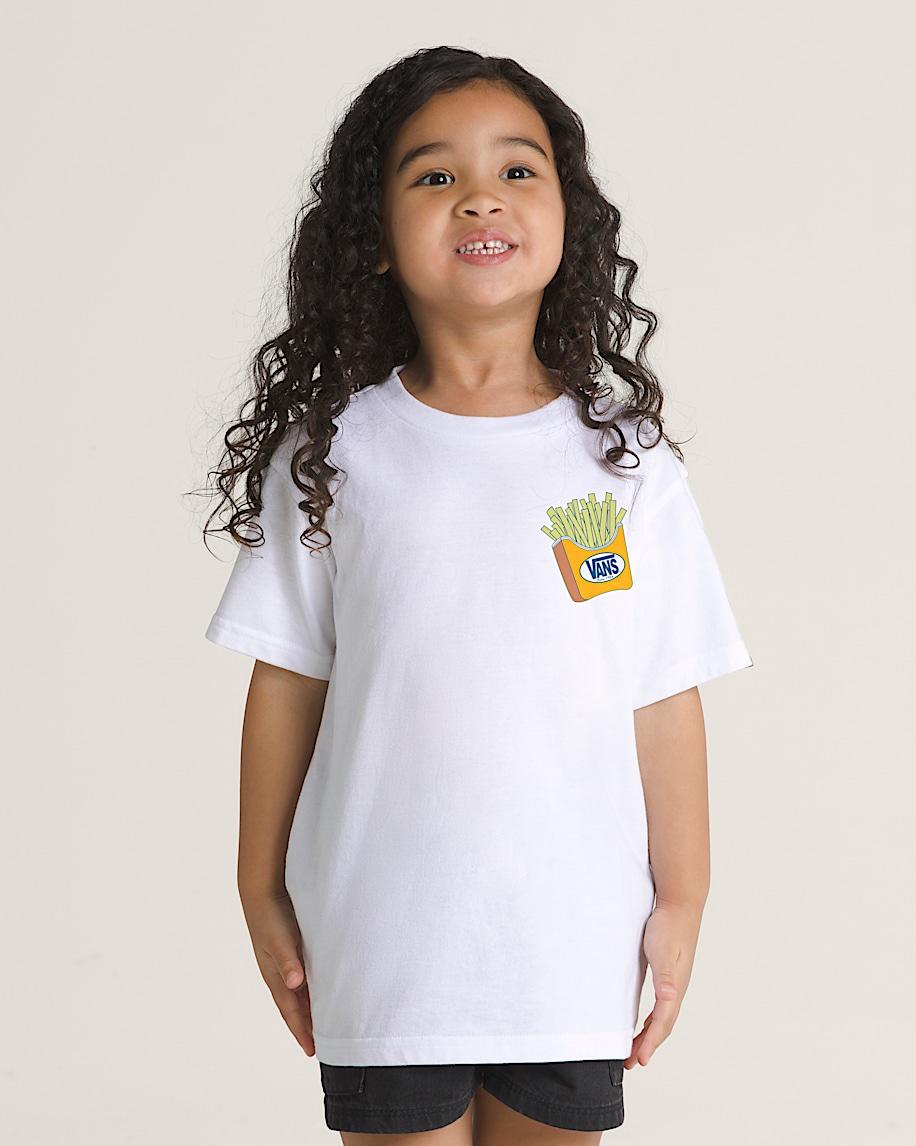Taka Hayashi For Vault By Vans Little Kids Mealin And Dealin T-Shirt White