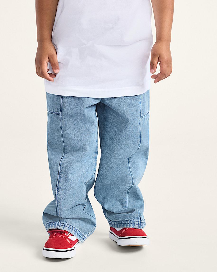Taka Hayashi For Vault By Vans Little Kids Naithin Denim Pants Stonewash Blue