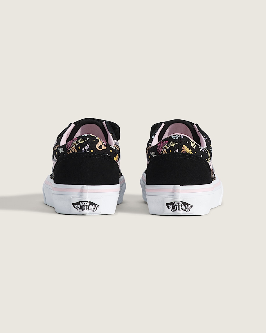 Taka Hayashi For Vault By Vans Little Kids Old Skool V Shoe Glow-in-the-Dark Black Pastel Pink