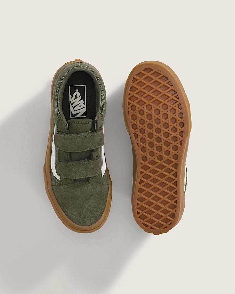 Taka Hayashi For Vault By Vans Little Kids Old Skool V Shoe Green