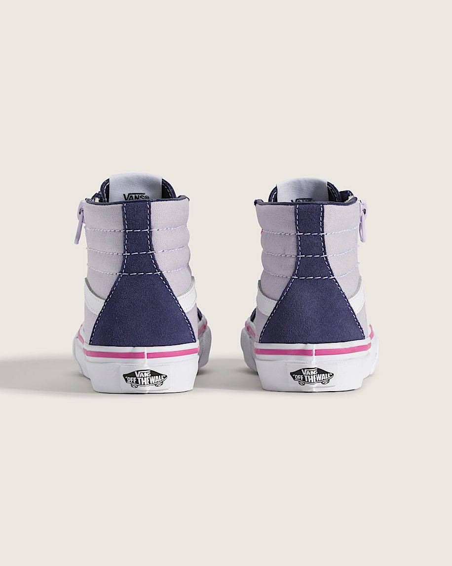 Taka Hayashi For Vault By Vans Little Kids Sk8-Hi Side Zip Shoe Deep Twilight Blue Lilac Mist