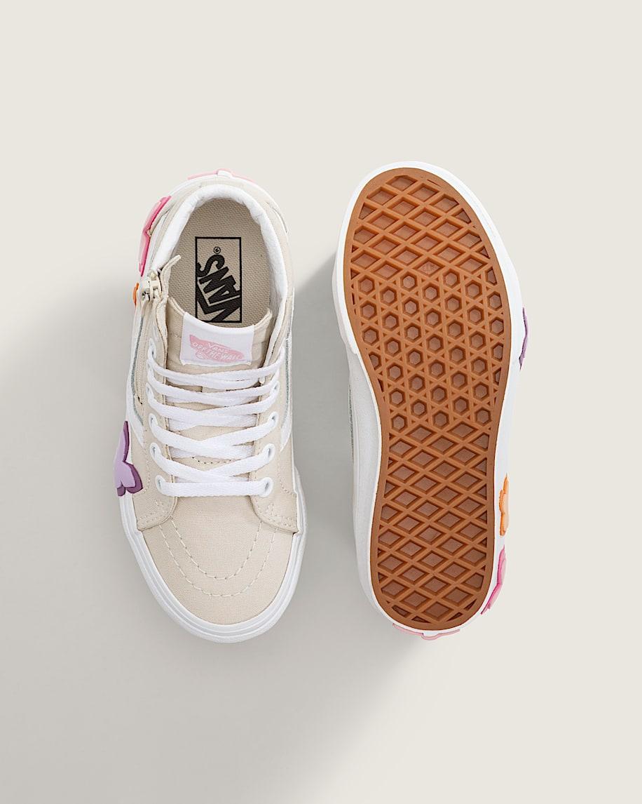 Taka Hayashi For Vault By Vans Little Kids Sk8-Hi Side Zip Shoe Turtledove White