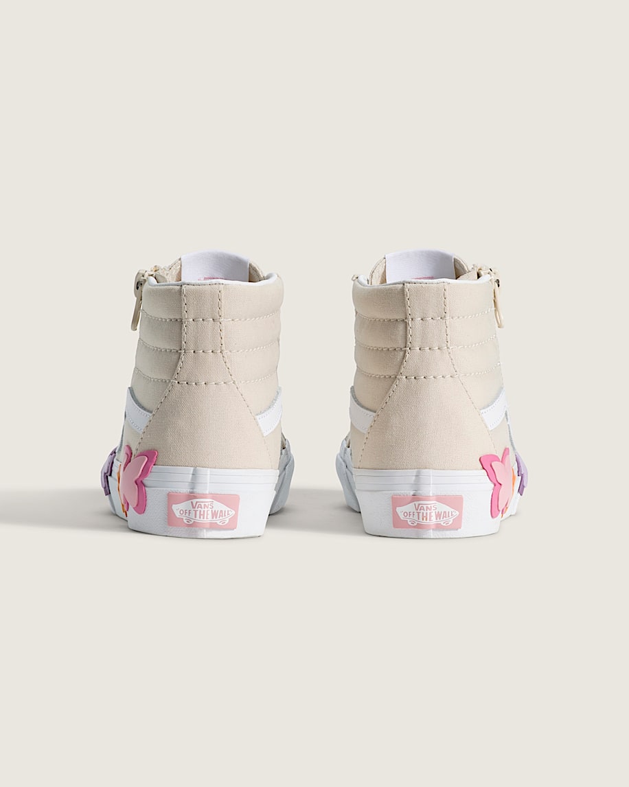 Taka Hayashi For Vault By Vans Little Kids Sk8-Hi Side Zip Shoe Turtledove White