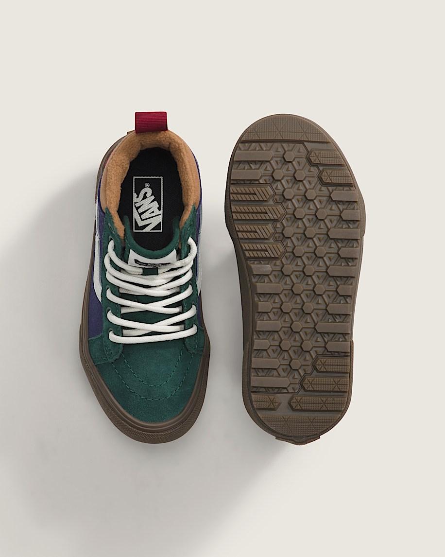 Taka Hayashi For Vault By Vans Little Kids Sk8-Hi Water Resistant Gum Shoe Blue Green