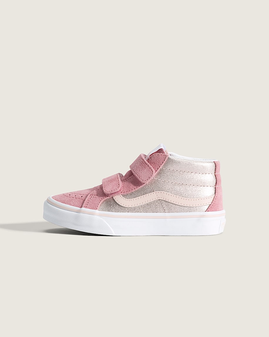 taka hayashi for vault by vans Little Kids Sk8-Mid Reissue V Shoe Metallic Pop Pink