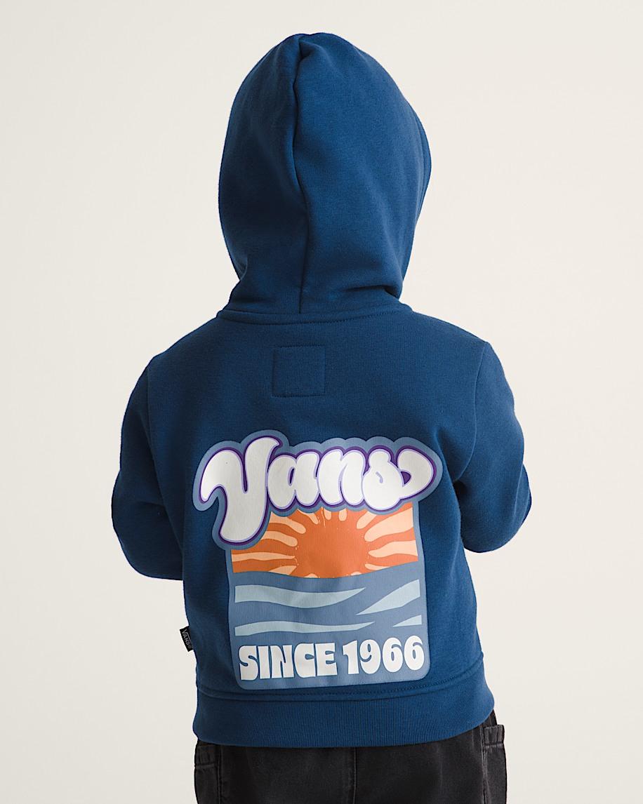 Taka Hayashi For Vault By Vans Little Kids Sundip Zip Hoodie Deep Indigo Blue