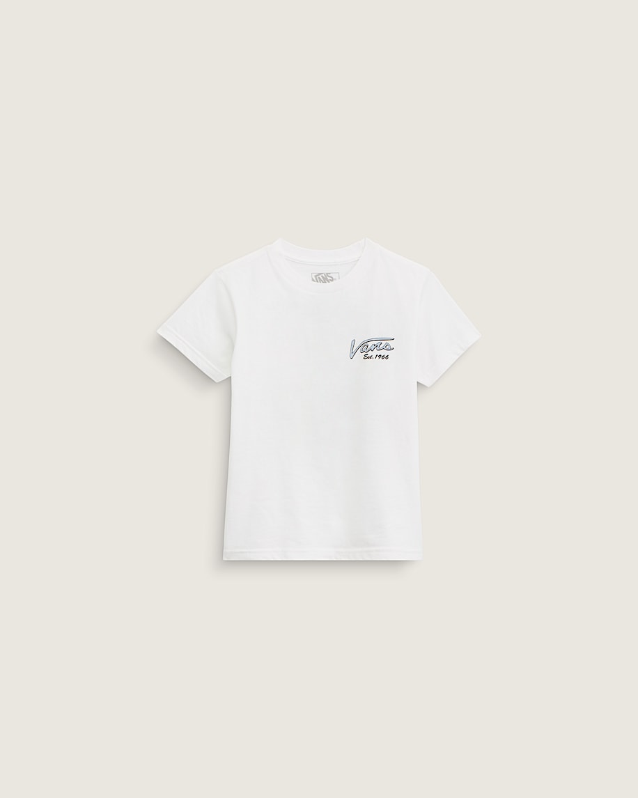 Taka Hayashi For Vault By Vans Little Kids Surfing Til Extinction T-Shirt White