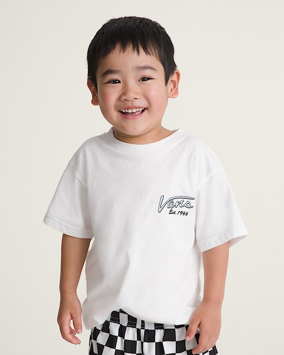 Taka Hayashi For Vault By Vans Little Kids Surfing Til Extinction T-Shirt White