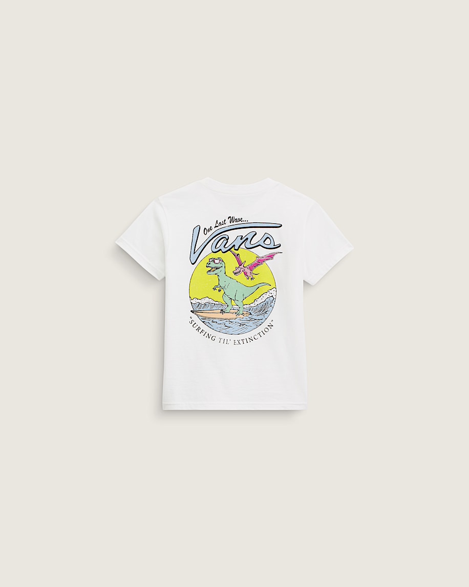 taka hayashi for vault by vans Little Kids Surfing Til Extinction T-Shirt White