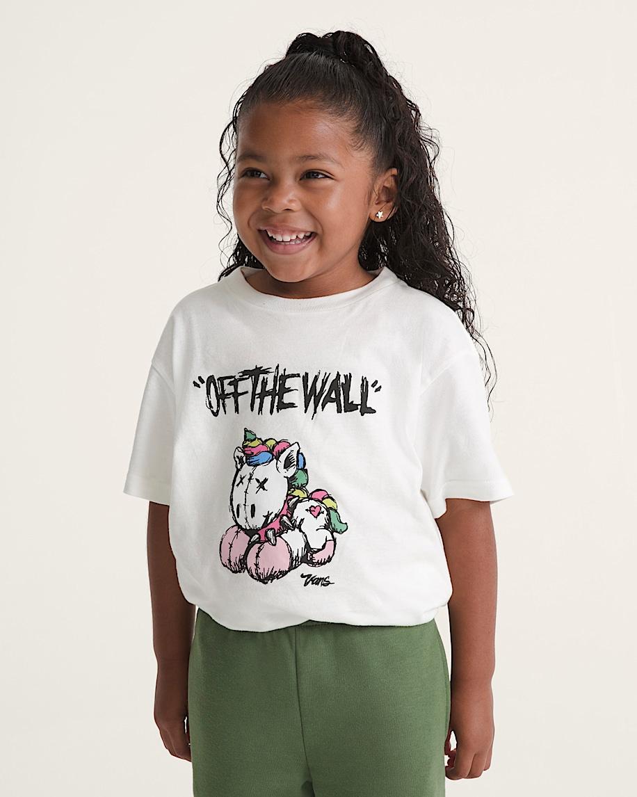 Taka Hayashi For Vault By Vans Little Kids Unicorn T-Shirt Marshmallow White