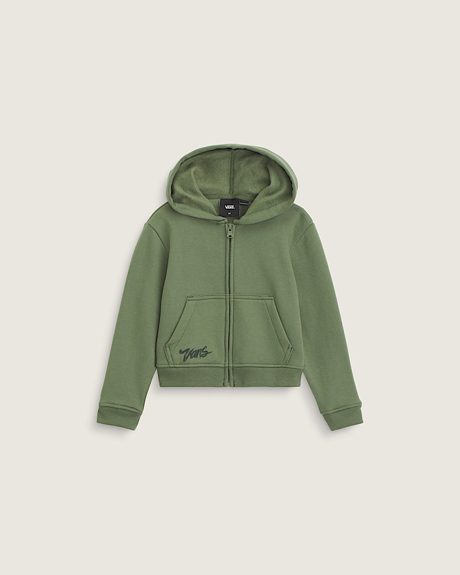 Taka Hayashi For Vault By Vans Little Kids Unicorn Zip Hoodie Pine Forest Green