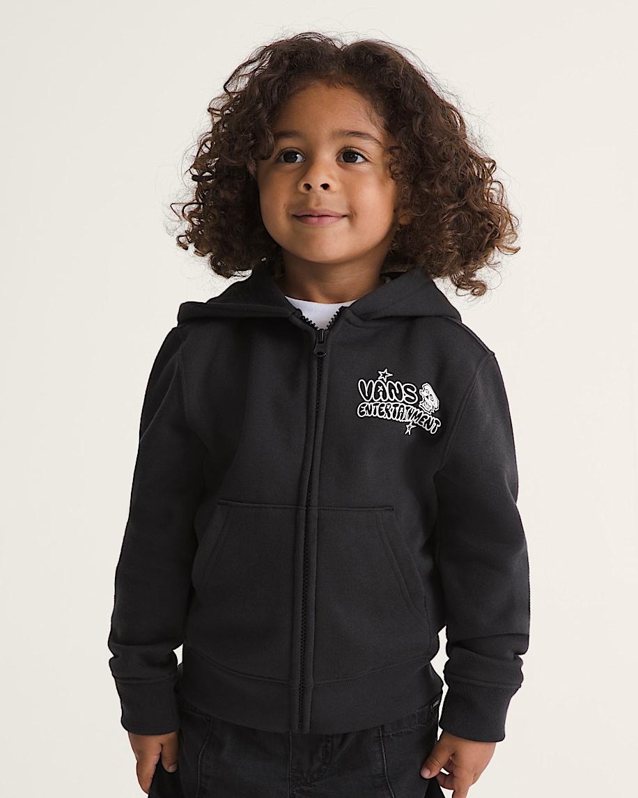 Taka Hayashi For Vault By Vans Little Kids Vans Entertainment Zip Hoodie Black