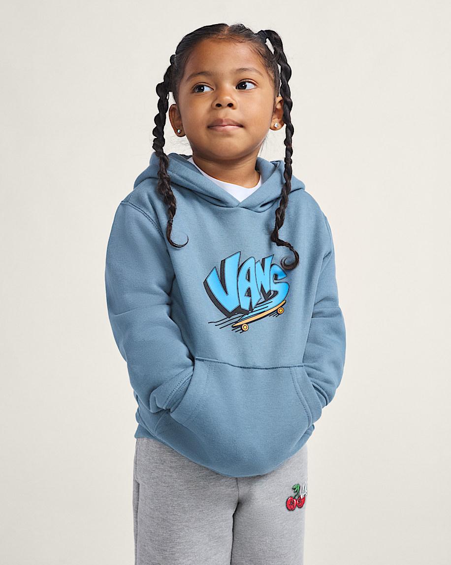 Taka Hayashi For Vault By Vans Little Kids Vans Sk8 Pullover Hoodie Stormy Weather Black