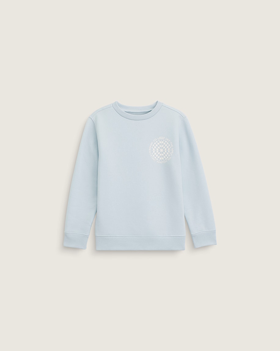 Taka Hayashi For Vault By Vans Little Kids Vertigo Vans Crew Sweatshirt Dawn Mist Blue
