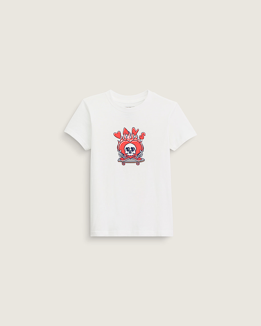 taka hayashi for vault by vans Little Kids Wheely Love Vans T-Shirt White