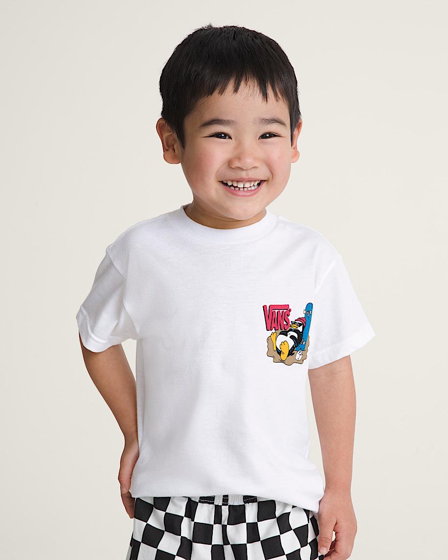 Taka Hayashi For Vault By Vans Little Kids Yolo Penguin T-Shirt White