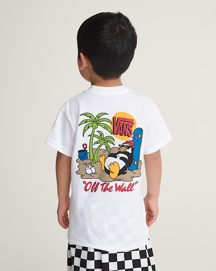 Taka Hayashi For Vault By Vans Little Kids Yolo Penguin T-Shirt White